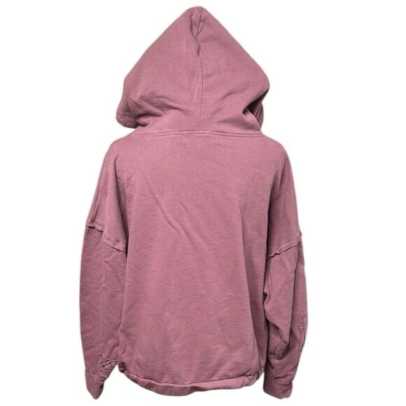 Vintage Havana Bandana Patchwork Raw Hem Hoodie - Picture 3 of 11